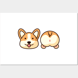 Corgi love Posters and Art